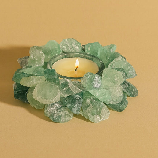 Green Fluorite Crystal Holder