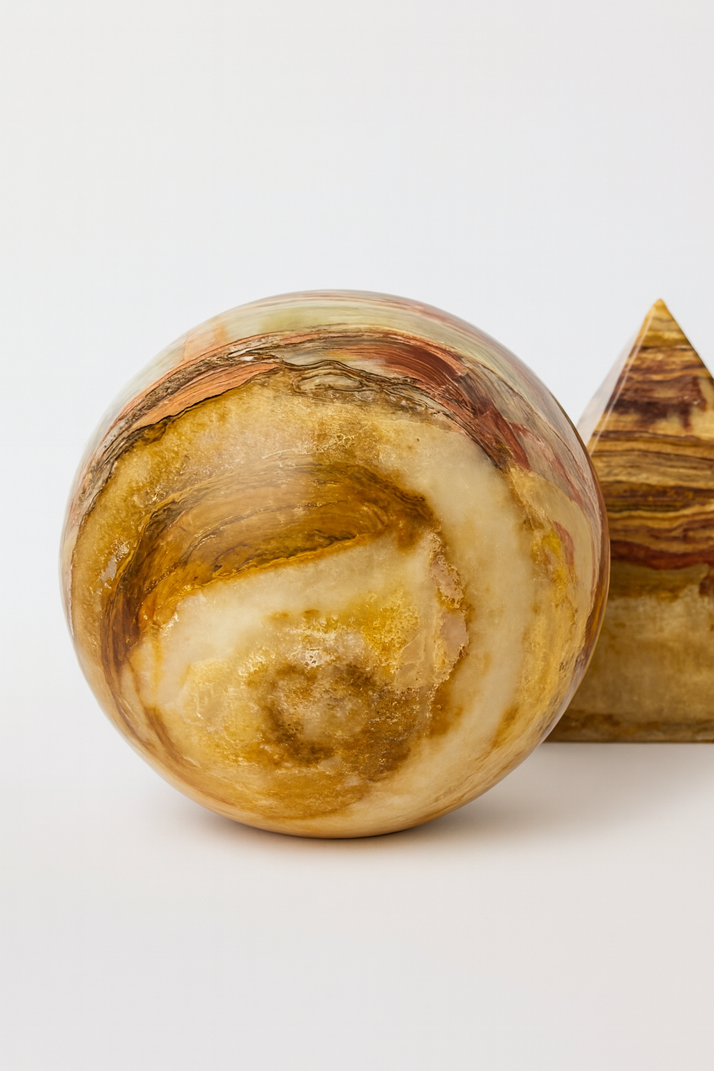 Polished Onyx Crystal Sphere